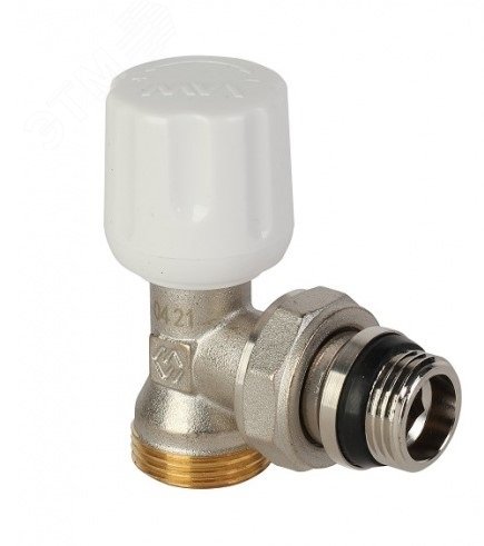Вентиль ручной регулировки угловой 1/2' под евроконус