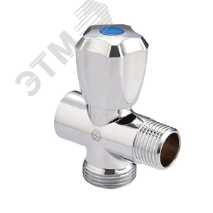 Вентиль-тройник для подключения сантехнических приборов 1/2'x3/4'x1/2' ВНН