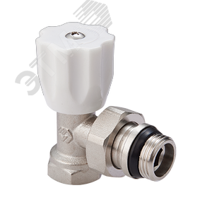 Вентиль ручной регулировки угловой 1/2' с самоуплотняющимся кольцом