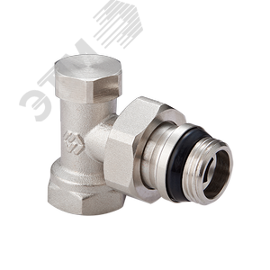 Клапан настроечный угловой 1/2' с самоуплотняющимся кольцом