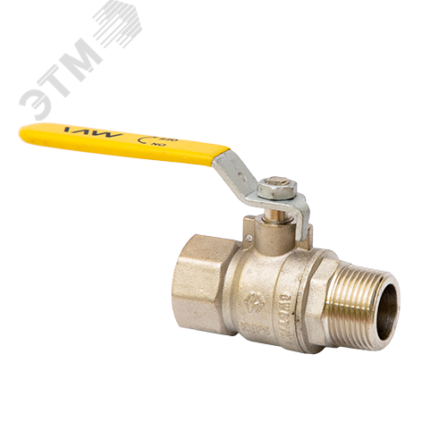 Кран шаровый газовый 1/2'ВН ручка рычаг