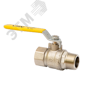 Кран шаровый газовый 1/2'ВН ручка рычаг