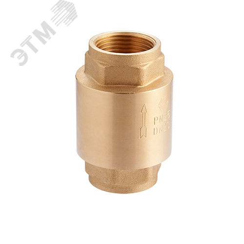 Клапан обратный 1/2' латунный золотник усиленный