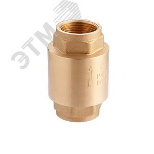 Клапан обратный 1/2' латунный золотник усиленный