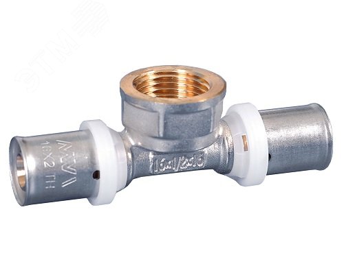Тройник пресс 16 х 1/2' ВР