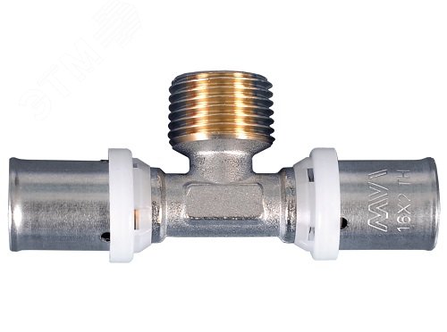 Тройник пресс 16x1/2' НР