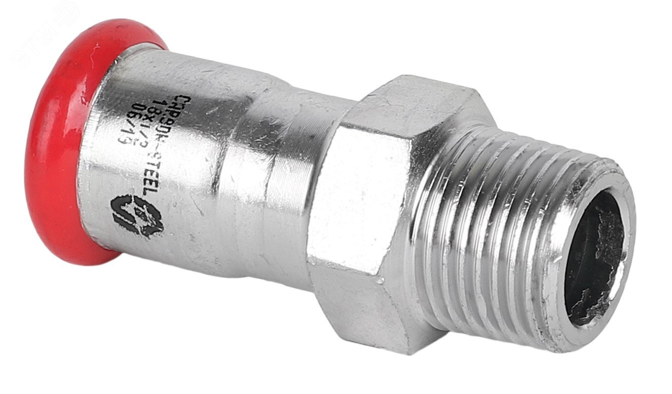 Муфта 18x1/2' НР (оцинкованная сталь)