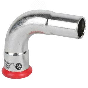 Колено 90гр ВН 15 (оцинкованная сталь)