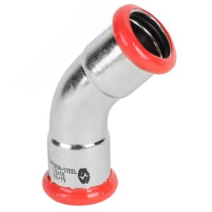 Колено 45гр 15 (оцинкованная сталь)