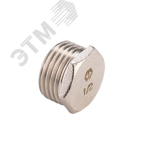 Пробка НР 3/4' никелированная