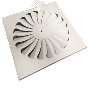 Диффузор вихревой DV-1/1 400х400мм, цвет RAL9016