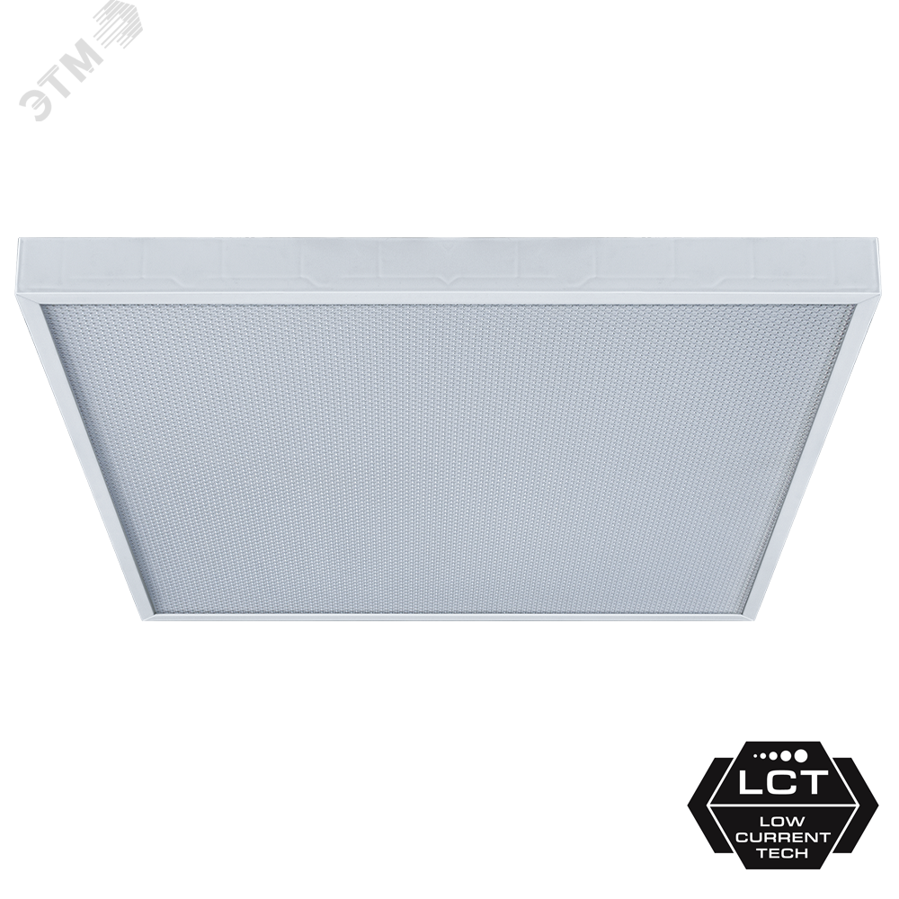 Светильник светодиодный ДВО-36w 595х595х45 6500К 4200Лм с блоком аварийного питания 1ч призма IP20