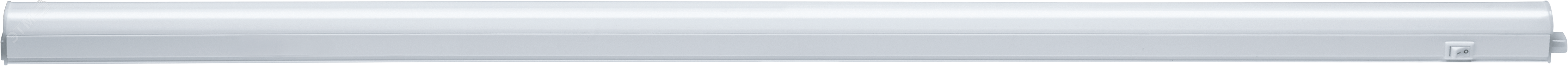 Светильник светодиодный ДПО-11w 4000K 780Лм пластик T5 IP33 с выключателем шнур