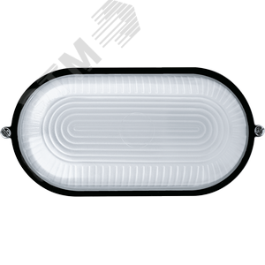 Светильник НПП-60w термостойкий овальный без решетки IP54 черный