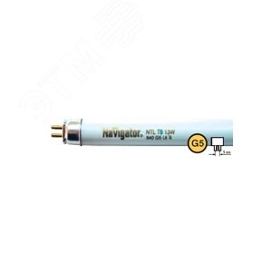 Лампа линейная люминесцентная ЛЛ 24вт NTL-Т4 840 G5 белая