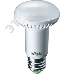 Лампа светодиодная LED зеркальная 8вт E27 R63 белая