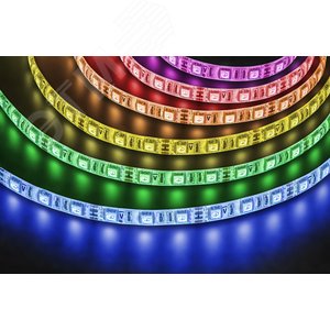 Лента светодиодная LEDх60/м 5м 14.4w/m 12в IP65 Pro RGB