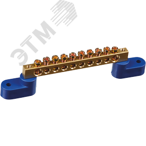 Шина нулевая на двух угловых изол NBB-M69-10C2/B