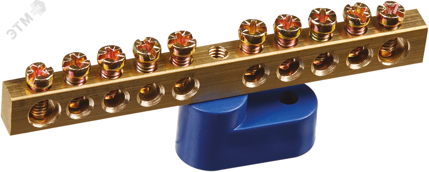 Шина нулевая на одном угловом изол NBB-M69-10C1/B