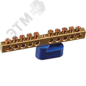 Шина нулевая на одном угловом изол NBB-M69-10C1/B