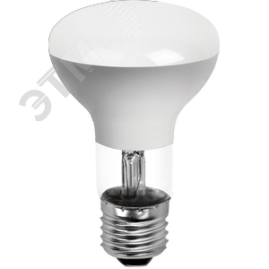 Лампа накаливания зеркальная ЗК 60вт R63 230в Е27 матовая