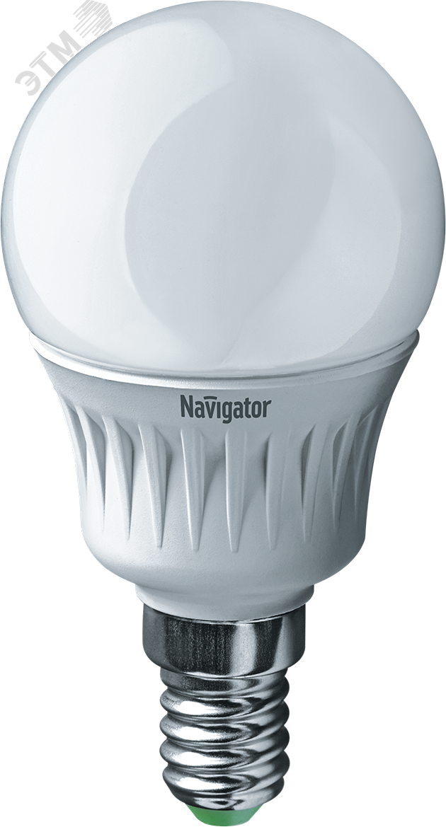 Лампа светодиодная LED 5вт E14 белая шар