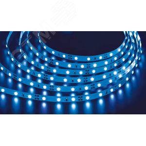 Лента светодиодная LEDх60/м 5м 4.8w/m 12в.Pro синий