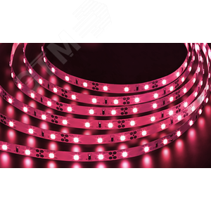 Лента светодиодная LEDх60/м 5м 4.8w/m 12в.Pro красный