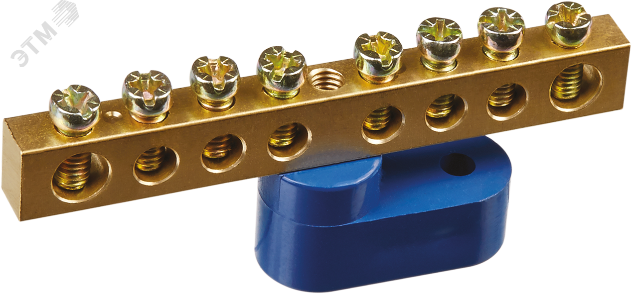 Шина нулевая на одном угловом изол NBB-M69-8C1/B