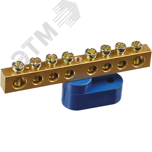 Шина нулевая на одном угловом изол NBB-M69-8C1/B