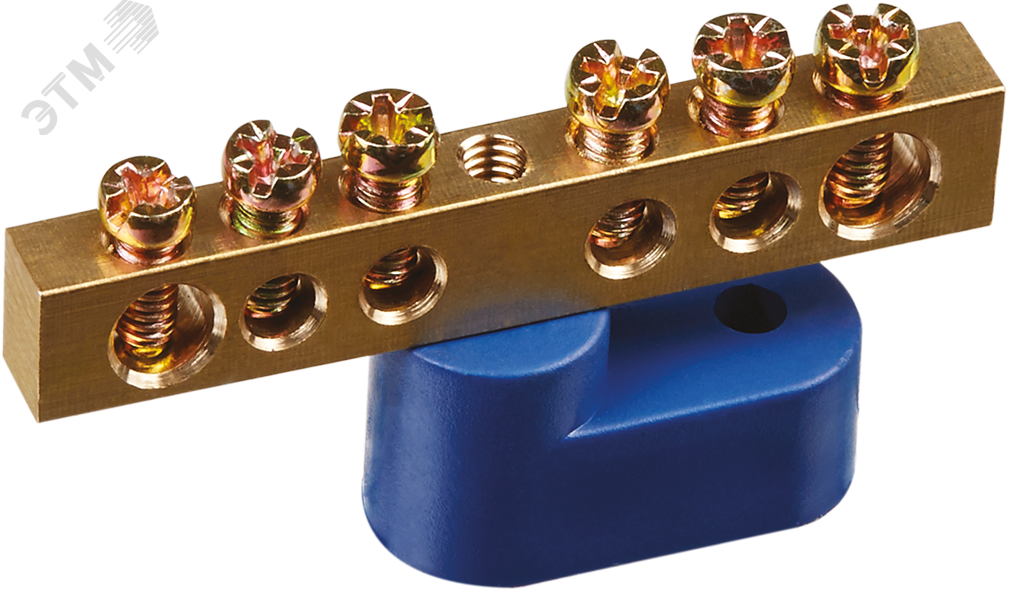 Шина нулевая на одном угловом изол NBB-M69-6C1/B