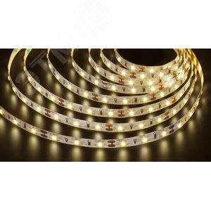 Лента светодиодная LEDx60/м 5м 4.8Вт/м 12В Pro теплый белый