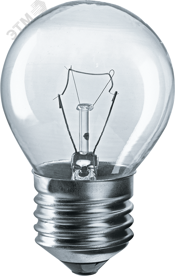 Лампа накаливания декоративная ДШ 40вт Р45 230в Е27 (шар)