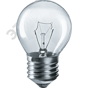 Лампа накаливания декоративная ДШ 40вт Р45 230в Е27 (шар)