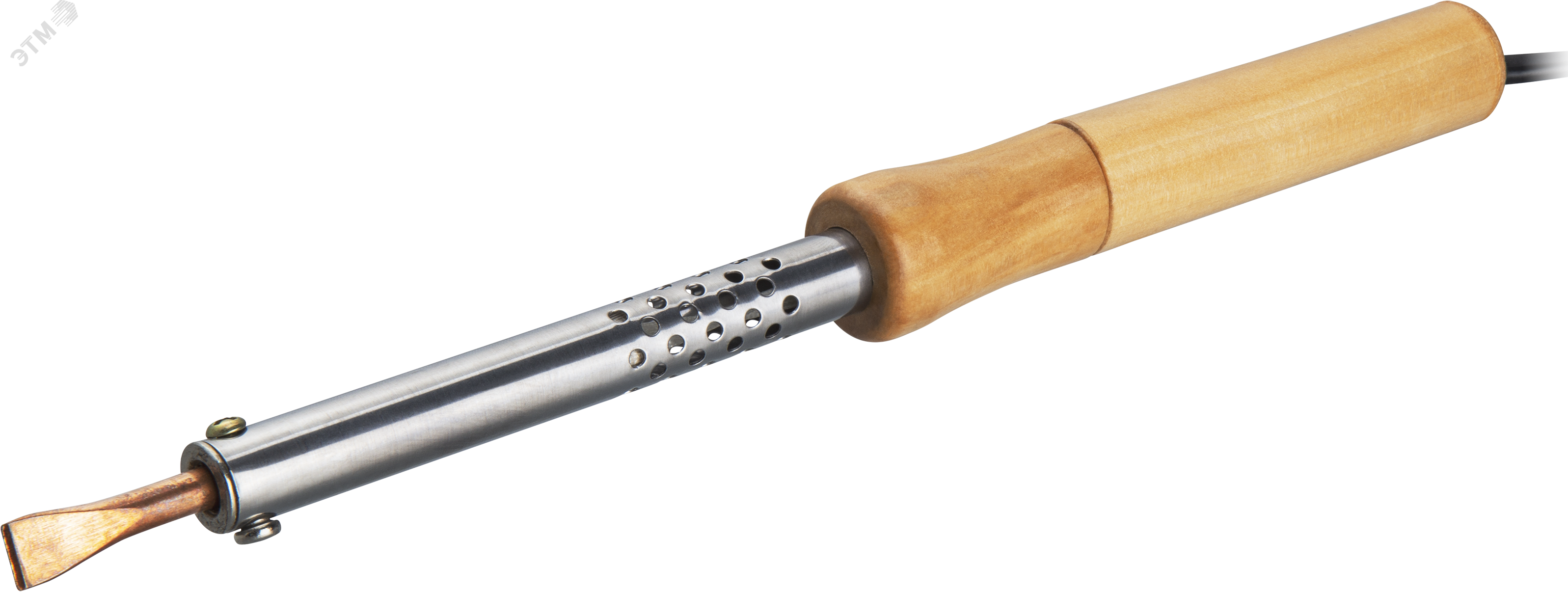 Паяльник ОНЛАЙТ 90 222 OSE-Pes06-60W-CP (дерево, клин прямой)