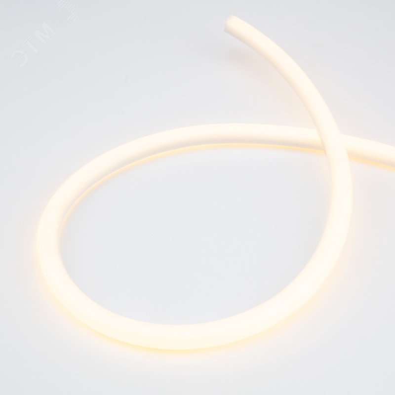 Гибкий неон LED 360, круглый, тёплый белый, 50 м