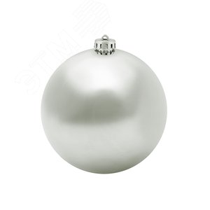 Елочная фигура Шар 15 см цвет серебряный матовый