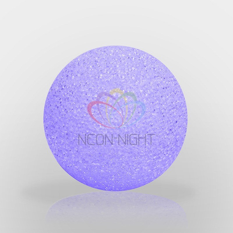 Фигура светодиодная Снежок, RGB, 8 см