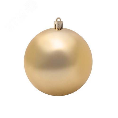 Фигура ёлочная Шар 10 см, золотой глянцевый