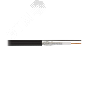 Кабель коаксиальный RG-11 (75 Ом) одножильный CCS внешний PE до -40C с тро