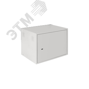 Настенный антивандальный шкаф 9U Ш600хВ470хГ450мм серый