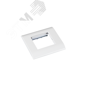 Панель настенная лицевая под 1 вставку Mosaic 45x45 белая 10 шт.