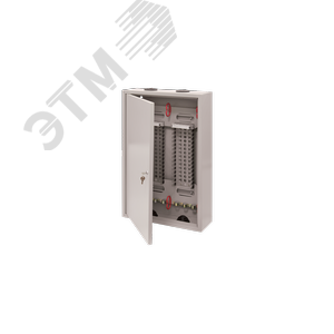 Бокс настенный распределительный на 30 плинтов металлический с замком