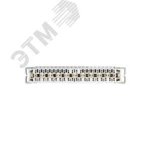 Плинт 10 пар, Кат.3, размыкаемый, универсальное крепление, белый, 10шт