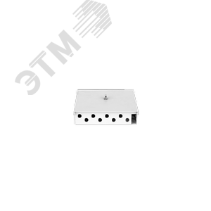 Оптический кросс NIKOMAX Essential Line, настенный до 8 FC/ST портов, стальной, с ложементом, серый, неукомплектованный