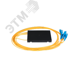 Сплиттер планарный 1x4, одномодовый, G.657.A1, SC/UPC, станд.корпус, 2 мм