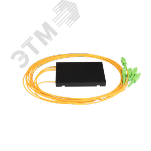 Сплиттер планарный 1x4, одномодовый, G.657.A1, SC/APC, станд.корпус, 2 мм