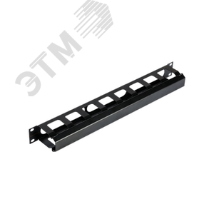 Органайзер 19,1U, кольца 58мм,металл,с крышкой,черный