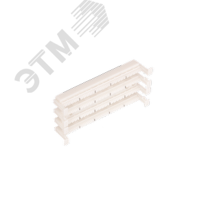 Настенный блок 110 типа, 100 пар, без ног, белый