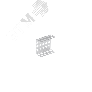 Кронштейн настенный на 5 плинтов металлический ( 2шт)